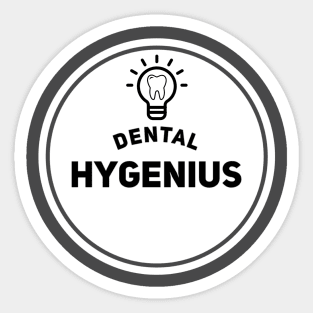 Dental Hygenius Sticker